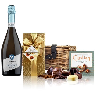 Romeo Prosecco DOC 75cl And Chocolates Hamper